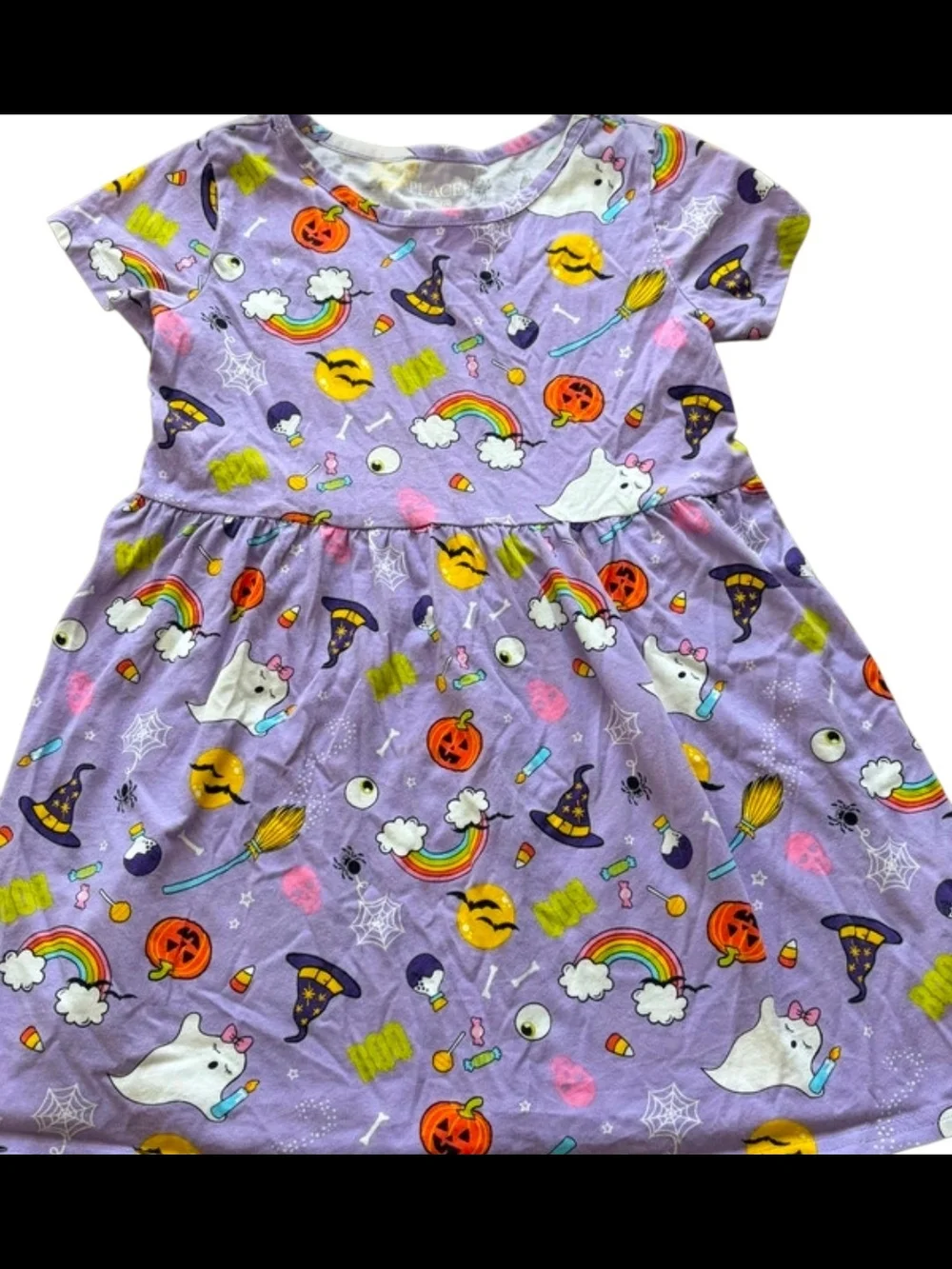 👻 Girls Halloween Dress Bundle Size 7/8 + Official Hocus Pocus Socks 🎃 - Picture 2 of 6